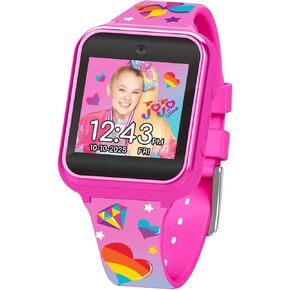 Accutime Kids Nickelodeon Jojo Siwa Educational ، Touch Smart Watch Toy for Girls ، Boys ، Toddlers - Selfie Cam ، Games ، Inder ، Abalumator ، Pederable & More (Model: JOJ4252AZ)