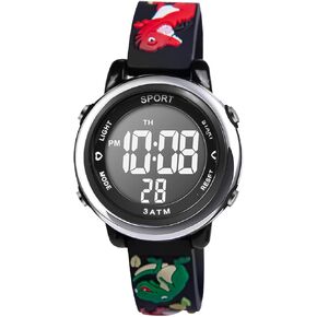Watch Kids Vicloon ، Watch Digital Watch ، الساعة الرقمية LED LED WATTSES 7 Color Lights Watch Sport Outdoor مع HARRY FTOVEDWATCH UNICORN TOYS GIME