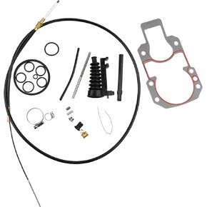 865436A03 Lower Shift Cable Kit Compatible with Mercury Mercruiser Alpha One+Gen 2, R, MR Shift Cable Kit+Gasket Replace#865436A02, 19543T-1, 19543A10, 19543A