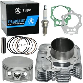 Tupo 90mm 432cc Cylinder Piston Ring Gasket Top End Rebuild Kit Compatible with Honda TRX450 Foreman 450 TRX450FE TRX450S TRX450ES TRX450FM 4x4 1998-2004