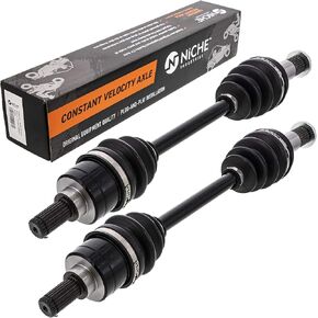 NICHE Rear CV Axle Drive Shaft for Yamaha Grizzly 550 700 3B4-2518E-10-00 28P-2518E-10-00 2 Pack