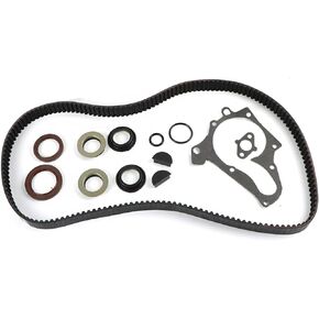 2.2L 2.0L Engine Timing Belt with Seal + Gasket Fits for 1987-2001 Camry Celica MR2 Solara RAV4 2.0L 2.2L Engine Aftermarket Parts