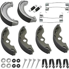 Brake Shoes Kit Front & Rear for Honda Fourtrax 300 2x4 1988-2000 TRX300
