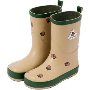 الأطفال المطاط الطبيعي المطاط الطبيعية Rainboot خفيفة الوزن طفل أحذية المطر المقاومة للماء للأولاد والبنات