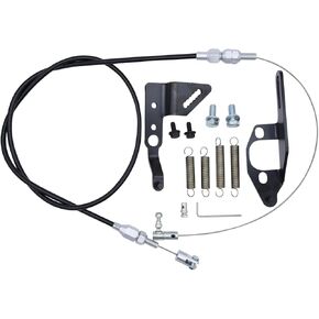 Universal P7100 Throttle Swap Kit, Includes 36" Cut-to-Length Cable, Swap Brackets, Return Springs, Compatible with Cummins 5.9L 12V Engine 6BT 4BT Pumps