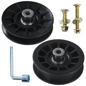 بكرة 194326 V-Idler مع بكرة Idler 194327 تحل محل Husqvarna 532194326، 532194327 لـ Husqvarna 2042 LS، 2246 LS، 2346 XLS، 2348 LS، 2748 GLS، 2754 GLS Lawn Tractors