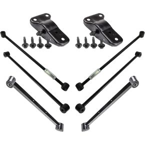 TRQ Rear Suspension Kit Lateral Link Trailing Arm Trailing Arm Bracket Compatible with 97-09 Buick 00-16 Chevrolet 98-02 Oldsmobile 97-08 Pontiac