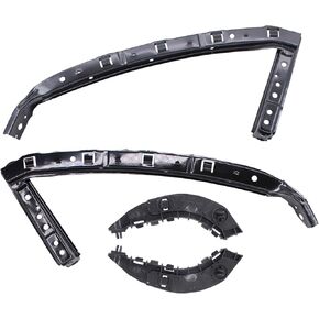 المصباح الأمامي Applianpar الأمامي ودعم قوس Mount Mount Kit لـ Honda Civic سيدان 2006-2011 مجموعة الجانب الأيسر الأيسر من 4
