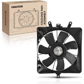 A-Premium A/C Condenser Fan Assembly Compatible with Select Honda Models - Fit 2007-2008, 1.5L - Replace# 38616PWAJ01, 38615RMEA01