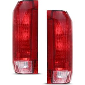PIT66 Tail Lights Compatible With Ford F150 Bronco 1990-1996 /Fit F250 F350 1990-1997 Left Driver And Right Passenger Side