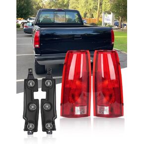 Tail Light Assembly for 1988-1998 Chevy GMC Silverado Sierra C/K 1500 2500 3500, Suburban, Tahoe, Blazer, Yukon, Cadillac Escalade – Includes Driver & Passenger Side, Circuit Boards & Bulbs