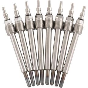 8 Pcs Diesel Glow Plugs Compatible with 2004-2007 Ford F250 F350 F450 F550 2004-2010 E350 Van 2005-2010 E450 Van 2004-2005 Excursion Replace# 4C3Z-12A342-AA ZD-13