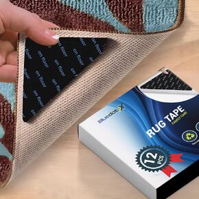 Premium 2025 Non-Slip Rug Tape for Hardwood Floors, Double Sided Carpet Tape, Anti Slip Rug Tape, Rug Corner Tape, Carpet Tape for Area Rugs Keep Rug Corners to Hold Rug Down