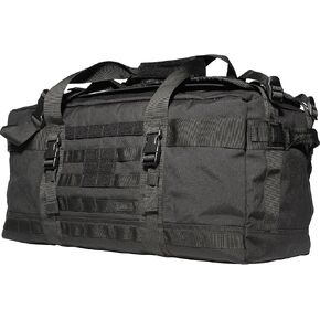 5.11 Tactical Duffel Bag Backpack for Travel, Waterproof, Large Rush LBD Lima 56L, Black, Style 56294ABR
