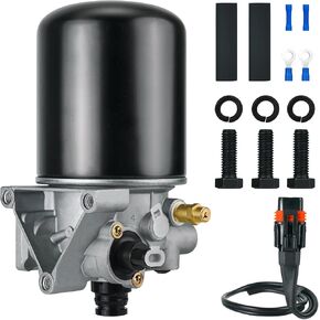 R955079 Air Dryer Assembly with Coalescing Cartridge Compatible with Meritor Wabco System Saver 1200P Series, Replace R955300 R955079 955300 85122949 4324210090