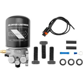 R955079 R955300 12-Volts Air Dryer Assembly Compatible with Meritor Wabco System Saver 1200P (SS1200P) Series Volvo Kenworth Peterbilt International Western Star Trucks Replace# R955315 R955082