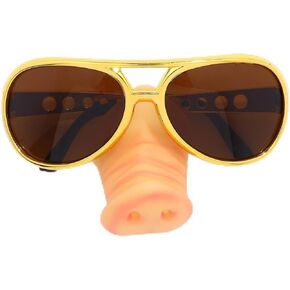 Funny Party Glasses for Adults Costume Nose Pig Polarized Novelty Playful Sunglasses