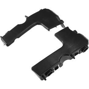 NO.8E0807284E / Front Left Right/Bumper Guide Fender Mount Brackets for Audi A4 2005-2009 / Durable/Plastic / 1 Pair/Black