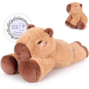 Heatable & Coolable Capybara Plush, Microwave Heating Pad Stuffed Animals Plushies for Soothing & Relaxation, Stuffed Capibara Plush Toys for Stress Relief, Capybara Gifts for Girls & Boy