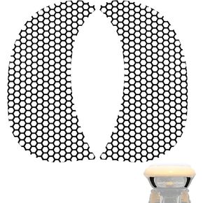 WOWTK Fairing Mesh Grill Side Vent Screen fits for Harley Davidson Road Glide 2015-2024