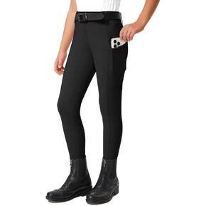 Fitst4 Sports Girls Riding Pants Full Seat Kids Equestrian Equestrian Breeches Youth Horse Schooling Standing Stable Shipper Mobicts