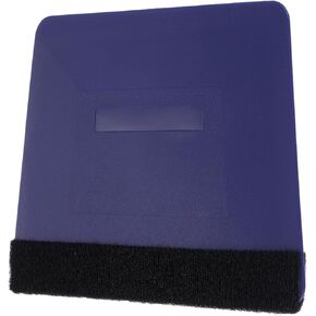 HARFINGTON Vinyl Squeegee, Felt Edge Vinyl Wrap Decal Squeegee Tool, 4-Inch Car Vinyl Film Scraper Plastic Squeegee for Car Wrap, Sign Making, Window, Blue, Trapezoidal
