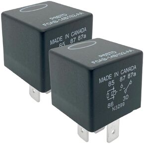 2 حزمة P6STD FOAB-14B192-AA RELAY 12V 40A 5-Pin SPDT Automotive PUEM PUMP STARTER RELAY متوافق مع Ford F-150 ، Explorer ، Expedition ، Transit (2010-2018).