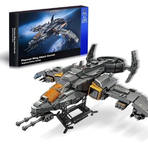 SPACE WARS Building UCS Set - Titan Attack Aircraft QJ5002 Building Toy. الأولاد والبنات الذين تتراوح أعمارهم بين 6 سنوات ، أفضل هدية لـ Spacewar of Star Series Actusiass (901 قطعة)