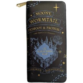 Loungefly Harry Potter Marauders Map Wallet – Moony, Wormtail, Padfoot & Prongs Midnight Edition