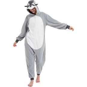 Unisex Onesie Adult Halloween Costume Christmas Cosplay One-Piece Pajamas For Women Men