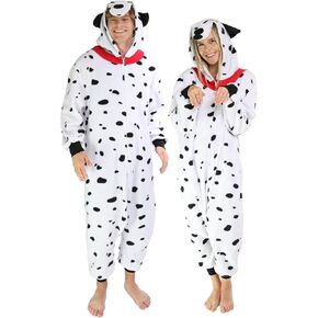 Funziez! Dalmatian Dog One Piece - Plush Adult Animal Costume Jumpsuit