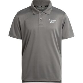 Reebok Boys Polo Shirt - Performance Golf Polo with Moisture Wicking Fabric, Short Sleeve Boys Golf Shirts (Sizes: 8-20)