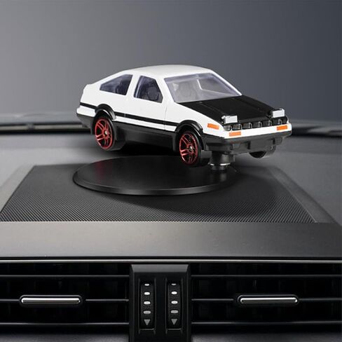 Drift & Turn Mini Car Model Dashboard Ornament – Dynamic Interactive Car Decor for Enthusiasts Vehicle Interior Dashboard Drifting Decorations Accessories Gifts (White-AE86) in Kuwait