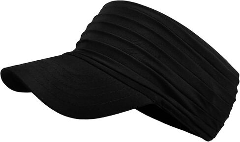 Sports Sun Visor for Men Women UV Protection Lightweight Packable Stretchy Hats for Running, Tennis, Golf in Kuwait