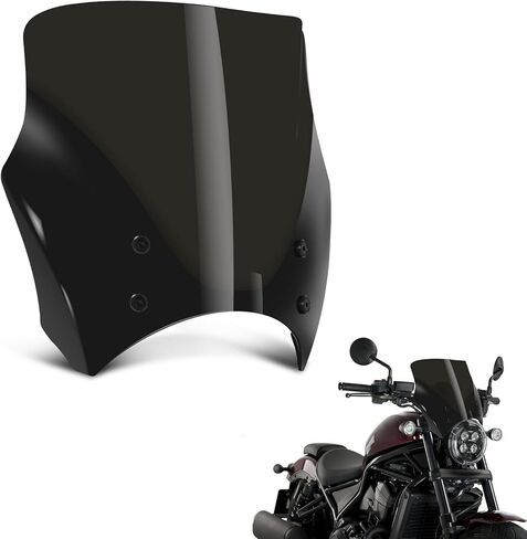 Motorcycle Windshield Spoiler Wind Deflector Air Deflector Windscreen Spoiler Deflector for Rebel 1100 / Rebel 1100 DCT 2021-2024 in Kuwait