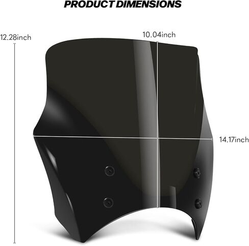 Motorcycle Windshield Spoiler Wind Deflector Air Deflector Windscreen Spoiler Deflector for Rebel 1100 / Rebel 1100 DCT 2021-2024 in Kuwait