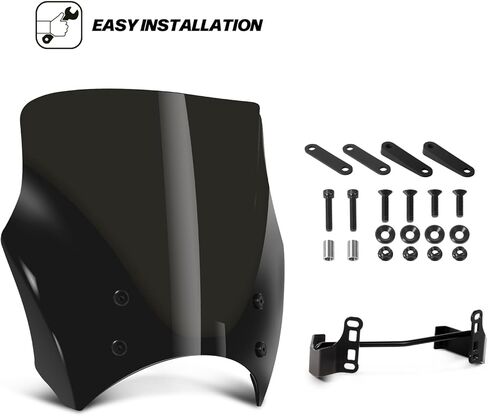 Motorcycle Windshield Spoiler Wind Deflector Air Deflector Windscreen Spoiler Deflector for Rebel 1100 / Rebel 1100 DCT 2021-2024 in Kuwait