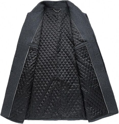Men's Classical France Style Warm Wool Coat #1W1F153160123 in Saudi Arabia