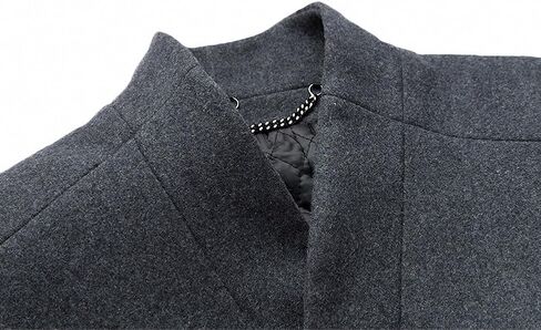 Men's Classical France Style Warm Wool Coat #1W1F153160123 in Saudi Arabia