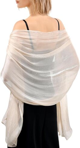 FURTALK Shawls and Wraps for Evening Dresses Sparkly Soft Wedding Party Bridesmaid Scarves for Women in Saudi Arabia