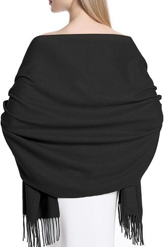 شالات Sofier Pashmina ولفها للنساء من أجل سهرة لباس الشتاء الدافئ شتاء الزفاف عروسات وصيفات الشرف in Kuwait