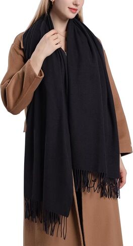 شالات Sofier Pashmina ولفها للنساء من أجل سهرة لباس الشتاء الدافئ شتاء الزفاف عروسات وصيفات الشرف in Kuwait