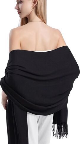 شالات Sofier Pashmina ولفها للنساء من أجل سهرة لباس الشتاء الدافئ شتاء الزفاف عروسات وصيفات الشرف in Kuwait
