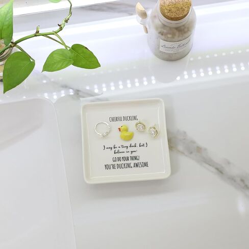 HOME SMILE Turtle Jewelry Dish Tray-Mom Gifts from Daughter Son,Birthday for Mom Mother Mama Presents,I Turtley Love You Gifts in Kuwait