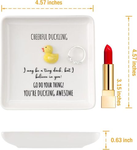 HOME SMILE Turtle Jewelry Dish Tray-Mom Gifts from Daughter Son,Birthday for Mom Mother Mama Presents,I Turtley Love You Gifts in Kuwait