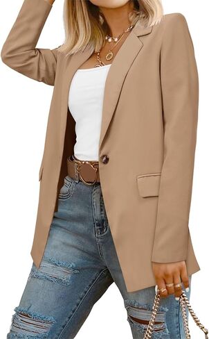CRAZY GRID Women Business Casual Blazers with Lined Professional Work Suit Jacket with Pockets in Saudi Arabia