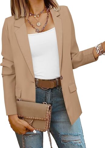 CRAZY GRID Women Business Casual Blazers with Lined Professional Work Suit Jacket with Pockets in Saudi Arabia