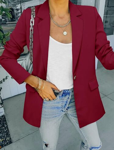 CRAZY GRID Women Business Casual Blazers with Lined Professional Work Suit Jacket with Pockets in Saudi Arabia