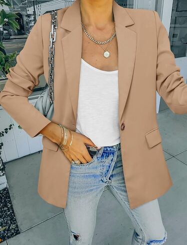 CRAZY GRID Women Business Casual Blazers with Lined Professional Work Suit Jacket with Pockets in Saudi Arabia