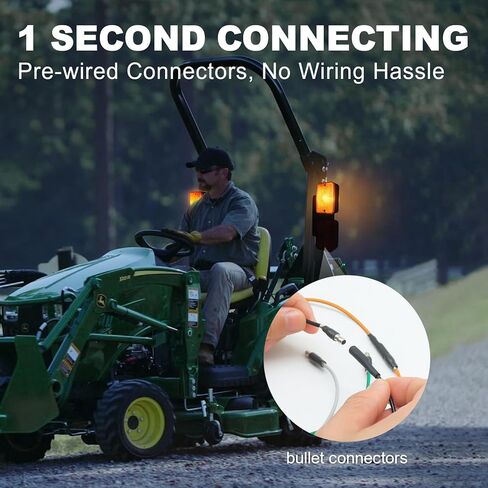 Left Rear Tail Light for John Deere 1025R, Tractor LH Accessory Compatible with JD 1023E 1026R 2025R 2032R 3025D 3032E 4066R 5075E, Waterproof Taillights Brake Turn Stop Warning Parts LVA18272 in Saudi Arabia